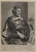 PP 0033
<br/>
Portret van Kaspar van Baerle
<br/>
<em>Matham, Theodor (1605/1606-1676)</em>